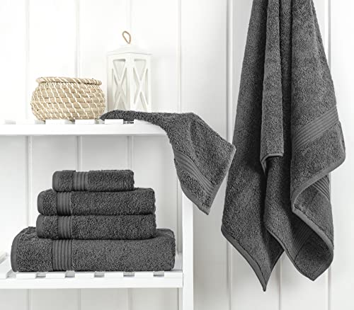 Cotton Paradise 100% Cotton Bath Towels Set for Bathroom