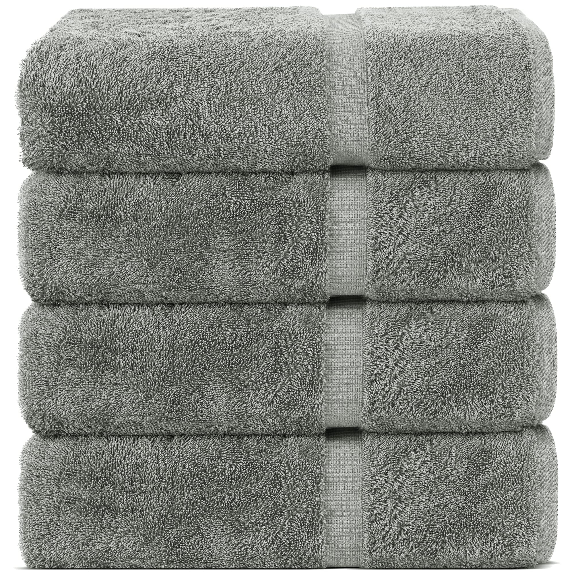 Chakir Gray Premium 100% Cotton Towel Set for Hotels & Spas